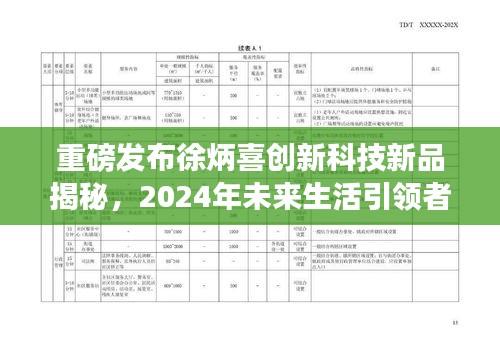 徐炳喜创新科技新品揭秘，引领未来生活，颠覆想象！