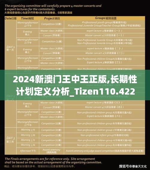 2024新澳门王中王正版,长期性计划定义分析_Tizen110.422