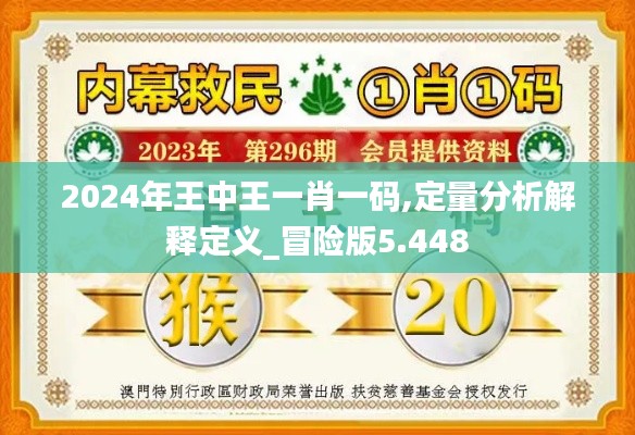 2024年王中王一肖一码,定量分析解释定义_冒险版5.448