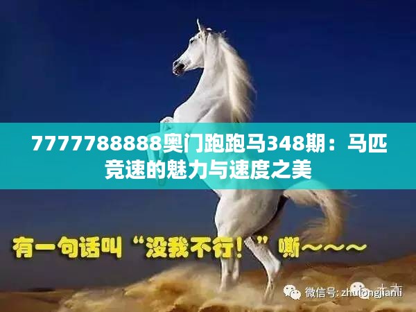 7777788888奥门跑跑马348期：马匹竞速的魅力与速度之美