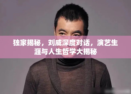 独家揭秘，刘威深度对话，演艺生涯与人生哲学大揭秘