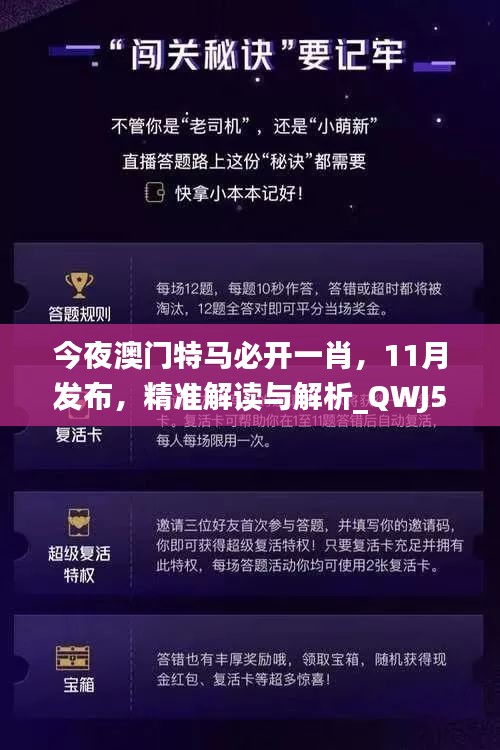 今夜澳门特马必开一肖，11月发布，精准解读与解析_QWJ5.33.31时尚版