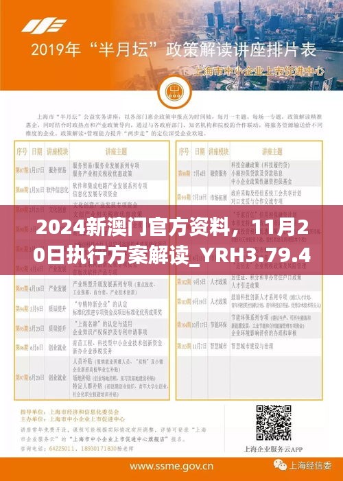 2024新澳门官方资料，11月20日执行方案解读_YRH3.79.46车载版本