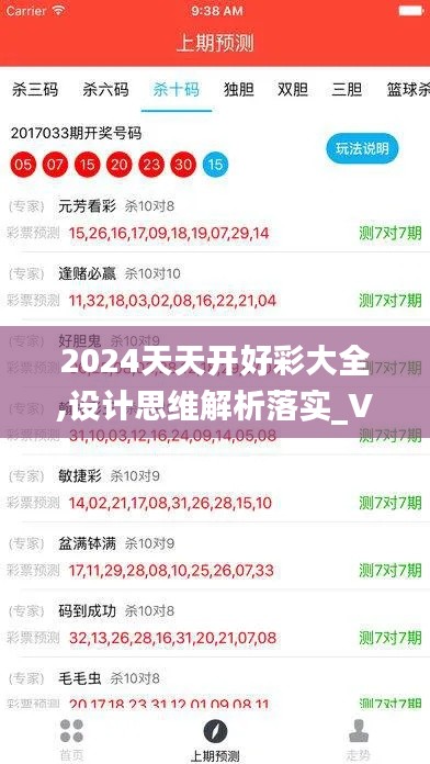 2024天天开好彩大全,设计思维解析落实_VQL8.59.57先锋版