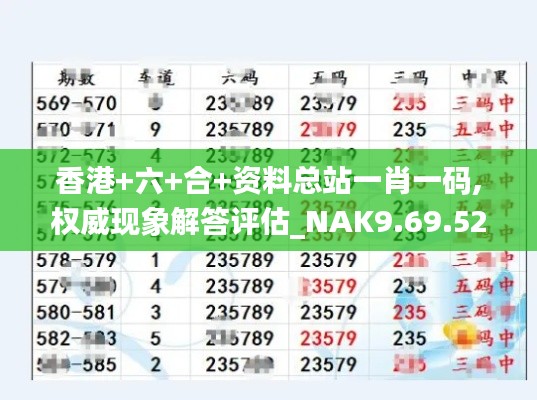 香港+六+合+资料总站一肖一码,权威现象解答评估_NAK9.69.52桌面款