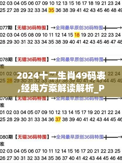 2024十二生肖49码表,经典方案解读解析_PKW6.64.95激励版