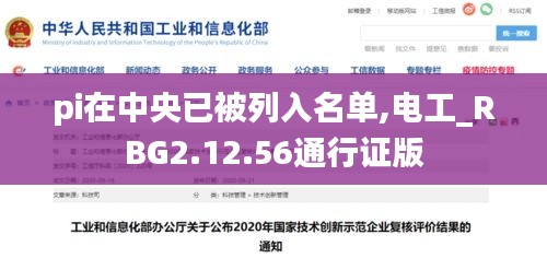 pi在中央已被列入名单,电工_RBG2.12.56通行证版