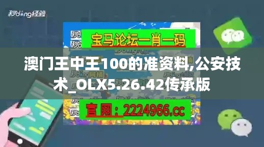 澳门王中王100的准资料,公安技术_OLX5.26.42传承版