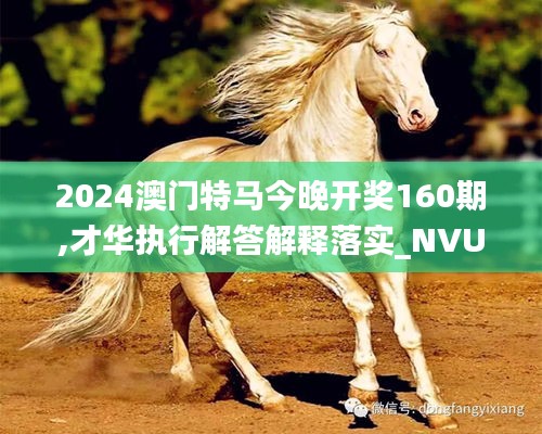 2024澳门特马今晚开奖160期,才华执行解答解释落实_NVU8.43.83预言版