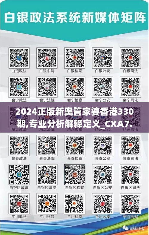 2024正版新奥管家婆香港330期,专业分析解释定义_CXA7.75