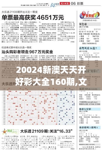 20024新澳天天开好彩大全160期,文化解答解释落实_严选版JOI8.55