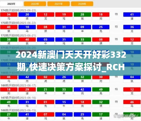 2024新澳门天天开好彩332期,快速决策方案探讨_RCH3.78