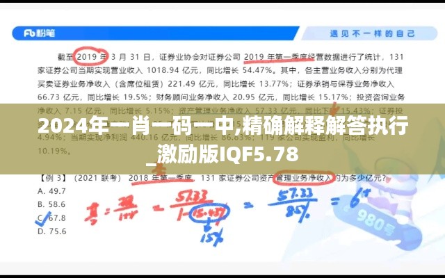 2024年一肖一码一中,精确解释解答执行_激励版IQF5.78