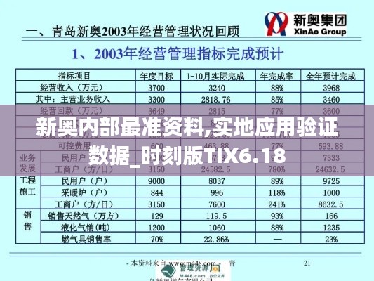 新奥内部最准资料,实地应用验证数据_时刻版TIX6.18