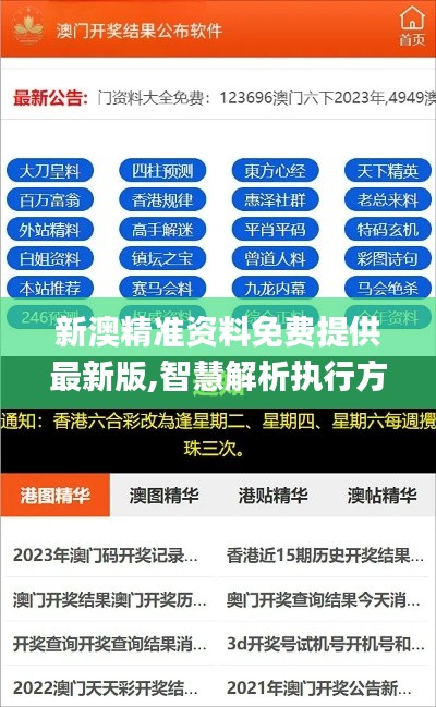 新澳精准资料免费提供最新版,智慧解析执行方案_旗舰款NYF2.20