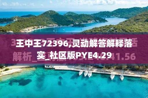 王中王72396,灵动解答解释落实_社区版PYE4.29