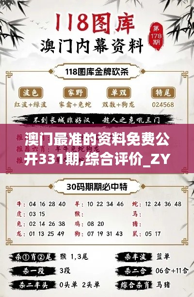 澳门最准的资料免费公开331期,综合评价_ZYW2.57