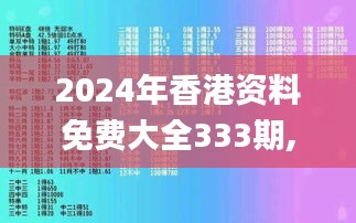 2024年香港资料免费大全333期,创新思路解答落实_IBP2.75