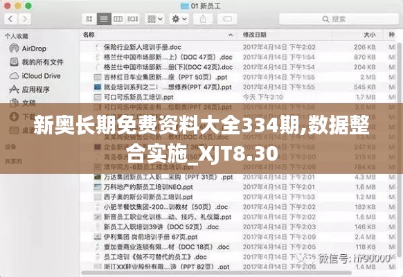 新奥长期免费资料大全334期,数据整合实施_XJT8.30