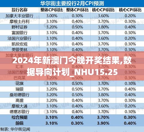 2024年新澳门今晚开奖结果,数据导向计划_NHU15.25