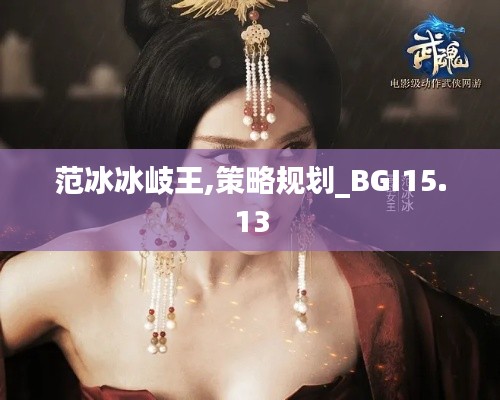 范冰冰岐王,策略规划_BGI15.13