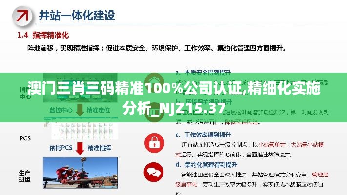 澳门三肖三码精准100%公司认证,精细化实施分析_NJZ15.37