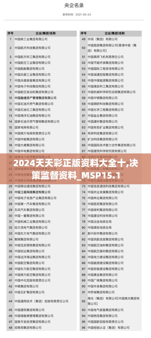 2024天天彩正版资料大全十,决策监督资料_MSP15.1