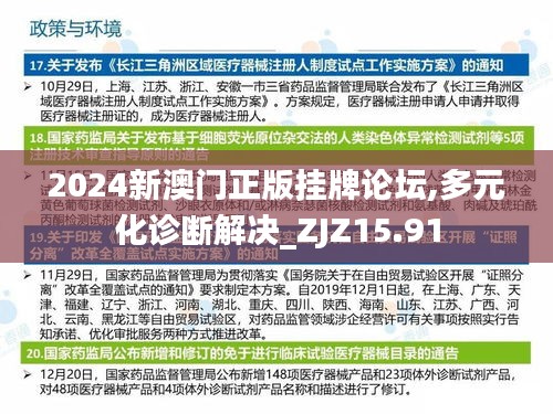 2024新澳门正版挂牌论坛,多元化诊断解决_ZJZ15.91