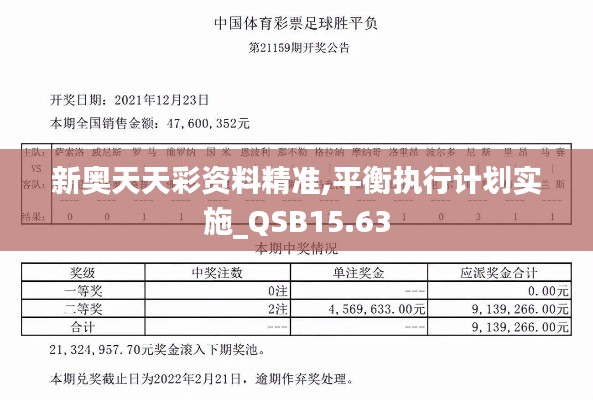 新奥天天彩资料精准,平衡执行计划实施_QSB15.63