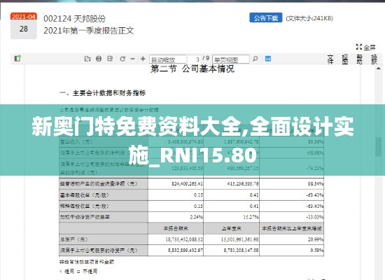 新奥门特免费资料大全,全面设计实施_RNI15.80