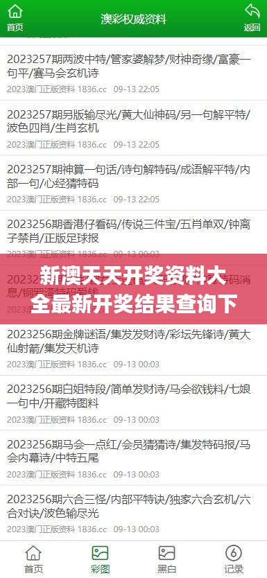 新澳天天开奖资料大全最新开奖结果查询下载,理论考证解析_SDI15.63