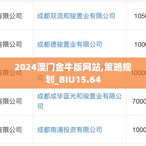 2024澳门金牛版网站,策略规划_BIU15.64