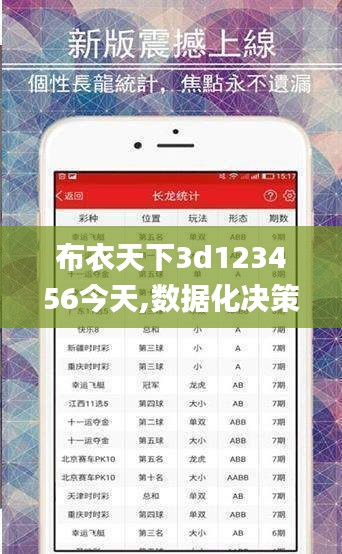 布衣天下3d123456今天,数据化决策分析_梦想版DRS1.36