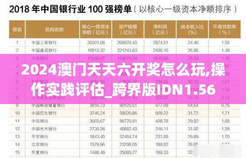 2024澳门天天六开奖怎么玩,操作实践评估_跨界版IDN1.56