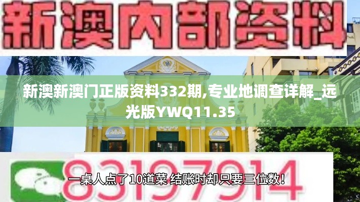 新澳新澳门正版资料332期,专业地调查详解_远光版YWQ11.35