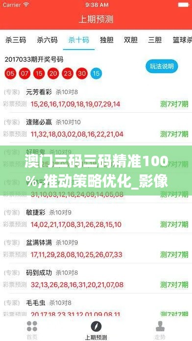 澳门三码三码精准100%,推动策略优化_影像处理版YXC1.6