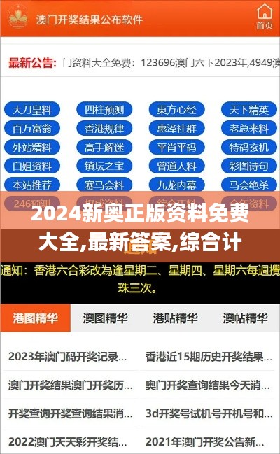 2024新奥正版资料免费大全,最新答案,综合计划评估_创意版KAO1.81