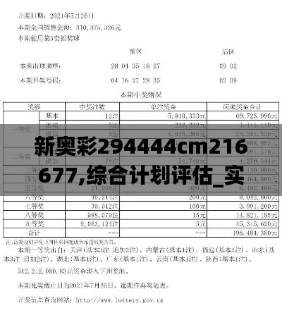 新奥彩294444cm216677,综合计划评估_实验版QHR1.8