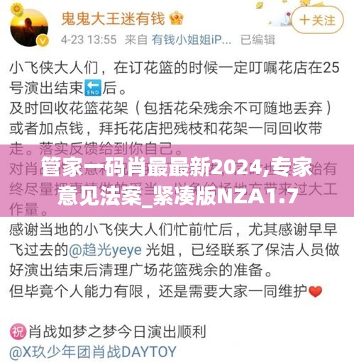 管家一码肖最最新2024,专家意见法案_紧凑版NZA1.7