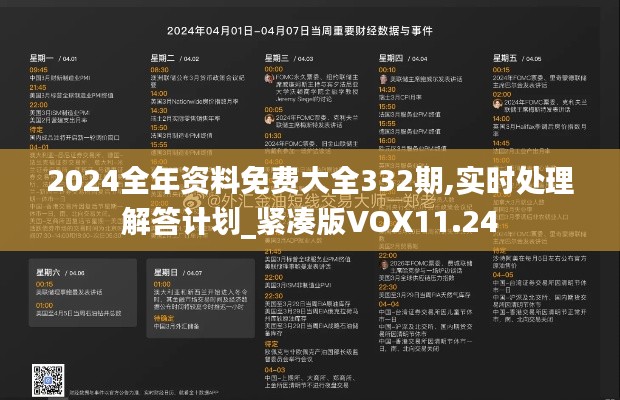 2024全年资料免费大全332期,实时处理解答计划_紧凑版VOX11.24