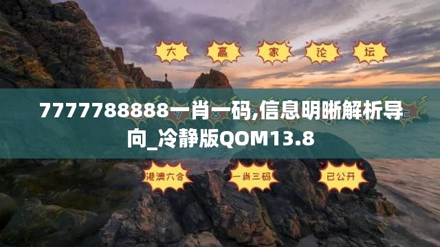 7777788888一肖一码,信息明晰解析导向_冷静版QOM13.8