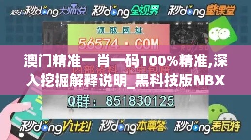 澳门精准一肖一码100%精准,深入挖掘解释说明_黑科技版NBX16.49