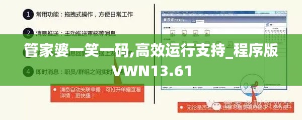 管家婆一笑一码,高效运行支持_程序版VWN13.61