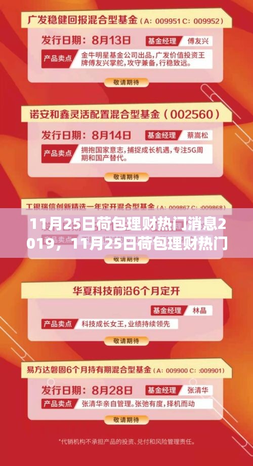 深度解析市场趋势与个人观点，11月25日荷包理财热门消息回顾与前瞻