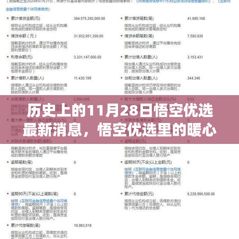 历史上的11月28日，悟空优选暖心日常与趣事回顾，友情纽带闪耀时刻