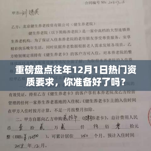 揭秘往年年终重要资质盘点，你准备好了吗？