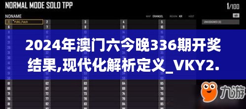 2024年澳门六今晚336期开奖结果,现代化解析定义_VKY2.463跨界版