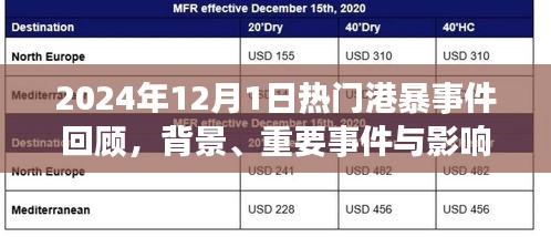 回顾2024年港暴事件，背景、重大事件与影响分析