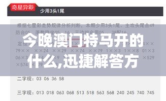 今晚澳门特马开的什么,迅捷解答方案实施_模拟版178.833-4