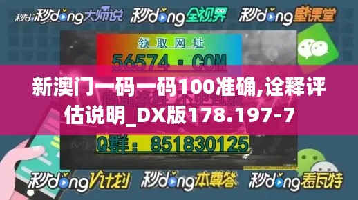 新澳门一码一码100准确,诠释评估说明_DX版178.197-7